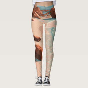 Leggings de Verão Aventura Costeira