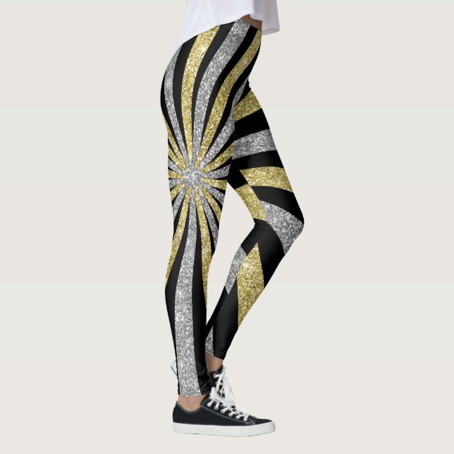 Leggings de Vésperas de ano novo festivas (Direita)