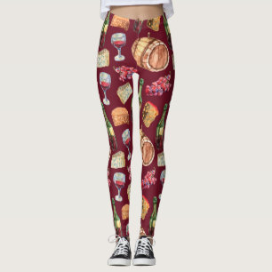 leggings de vinho e queijo