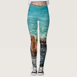 Leggings de visão do oceano