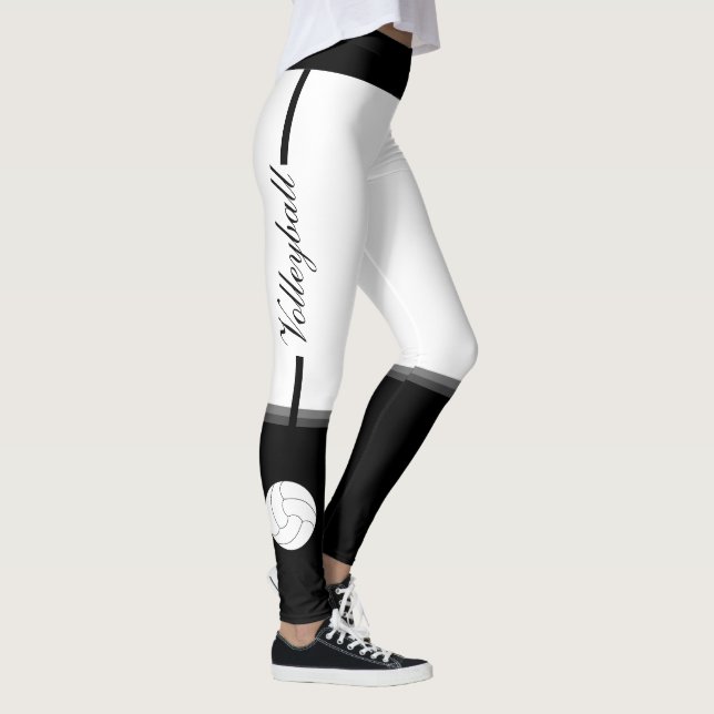 Leggings de voleibol personalizáveis (Direita)