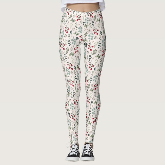 Leggings de Workout Atletic Floral (Frente)