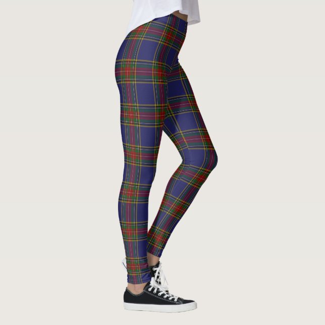 Leggings de Xadrez MacBeth Tartan (Direita)