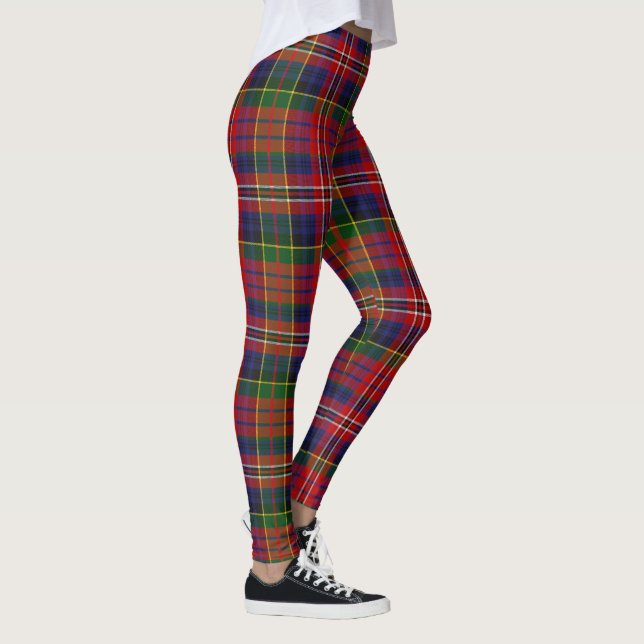 Leggings de Xadrez MacPherson Tartan (Direita)