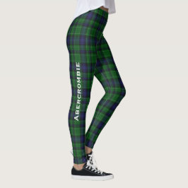 Leggings de Xadrez Tartan Personalizadas da Abercr