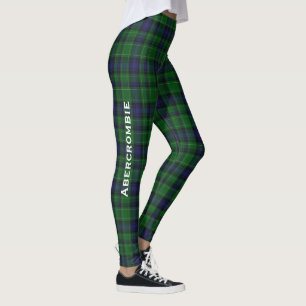 Leggings de Xadrez Tartan Personalizadas da Abercr