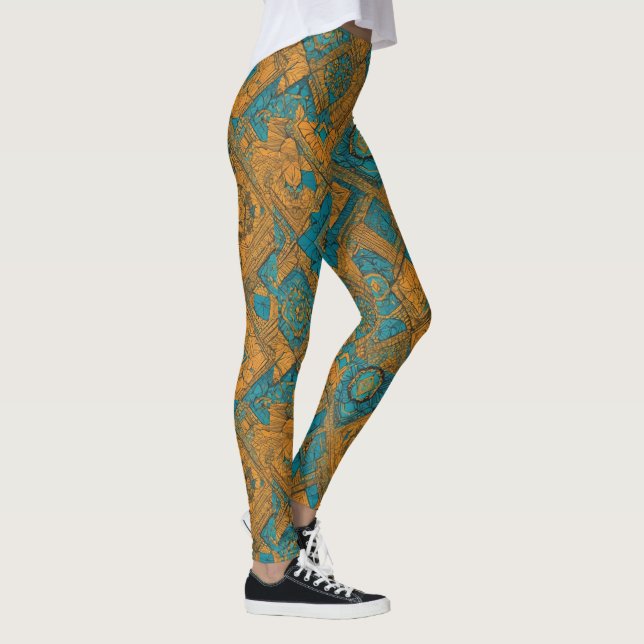 Leggings de Yoga, na moda e confortáveis (Direita)
