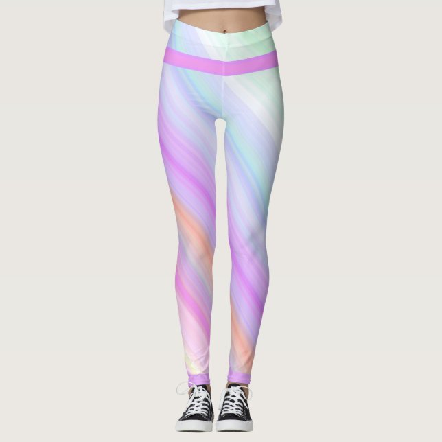 Leggings de Yoga Pastel (Frente)