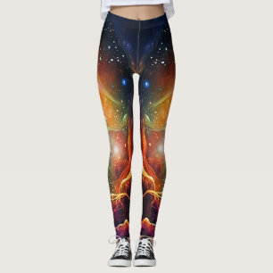 Leggings de yoga personalizados com chakras