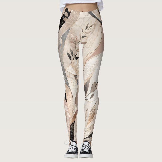 Leggings Deportivos Mujer Estampado Luxury Mosaic (Frente)