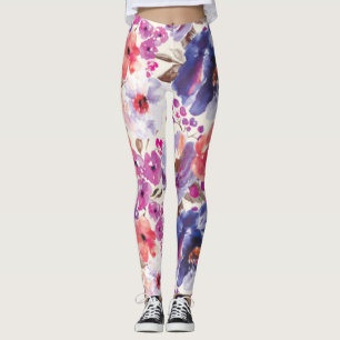 Leggings Design Florais Modernas