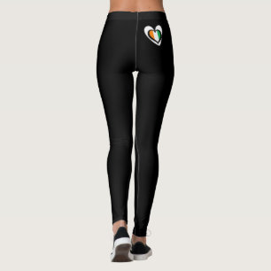leggings Dia de São Patrício raízes irlandesas