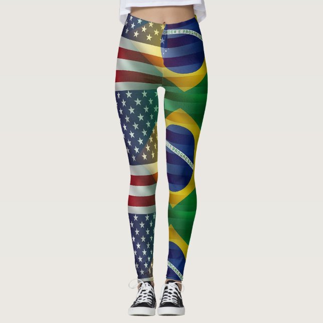 Leggings do Brasil EUA (Frente)