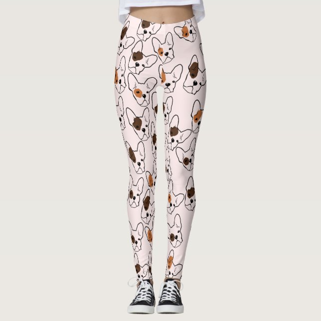 Leggings do Bulldog Francês (Frente)
