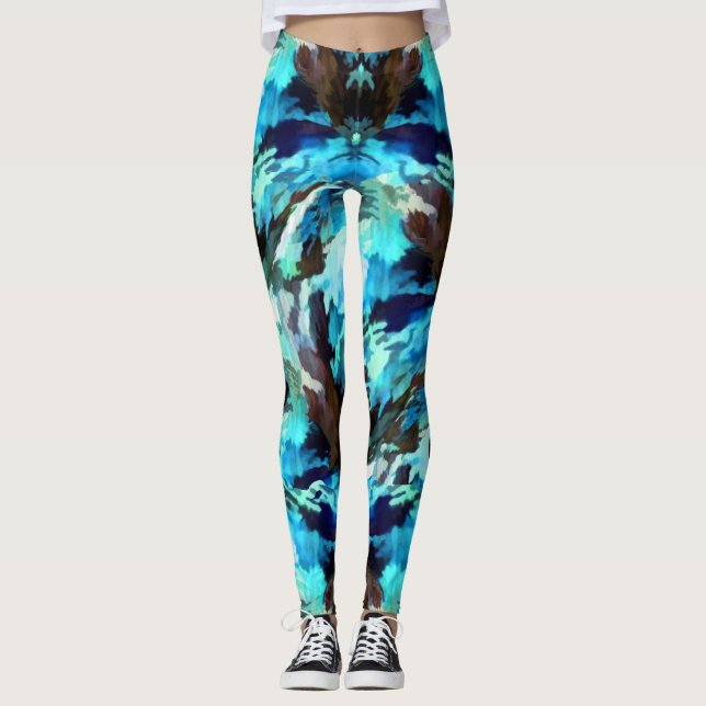 Leggings do Camo Azul (Frente)