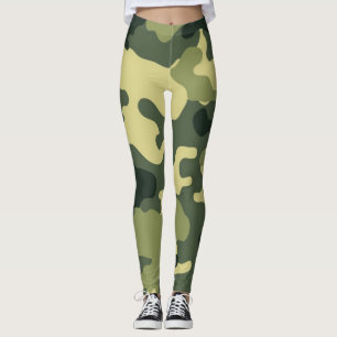 Leggings do Camo Verde do Exército