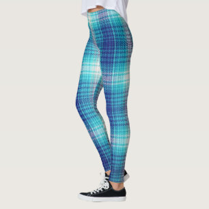 Leggings do campo azul