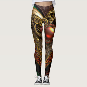 Leggings do Coração Steampunk