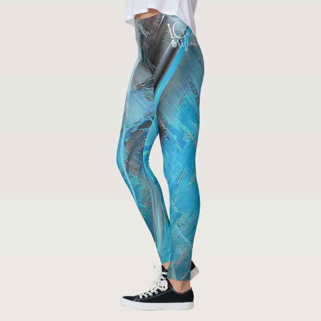 Leggings do Designer Azul (Esquerda)
