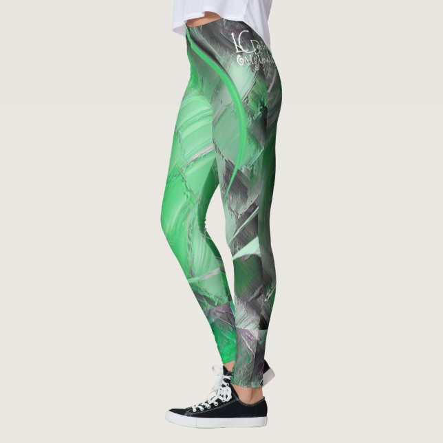 Leggings do Designer Verde (Esquerda)
