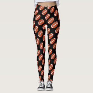 Leggings do Dia da Fã de Futebol das Mulheres