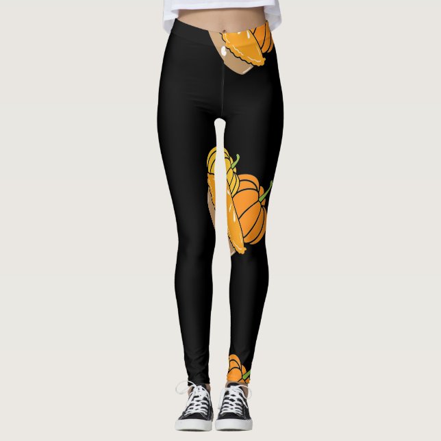 Leggings do Dia das Bruxas Spooky (Frente)