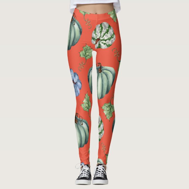 Leggings do Dia das Bruxas Spooky (Frente)