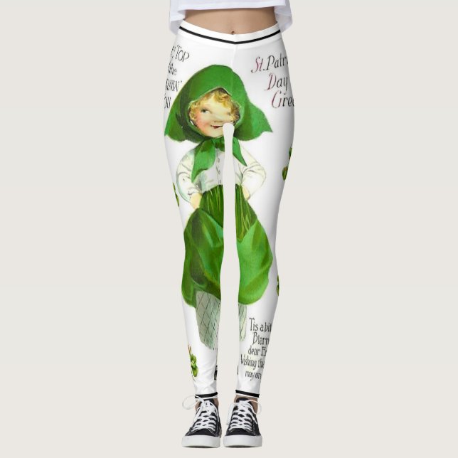 Leggings do Dia de São Patrício (Frente)