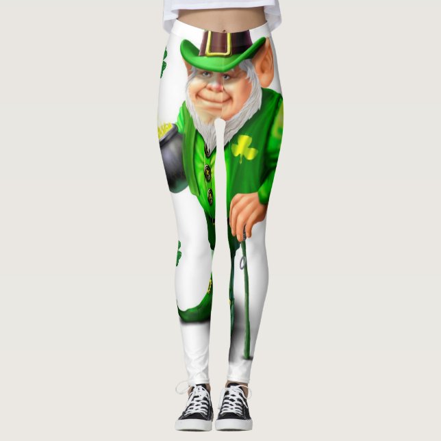 Leggings do Dia de São Patrício (Frente)