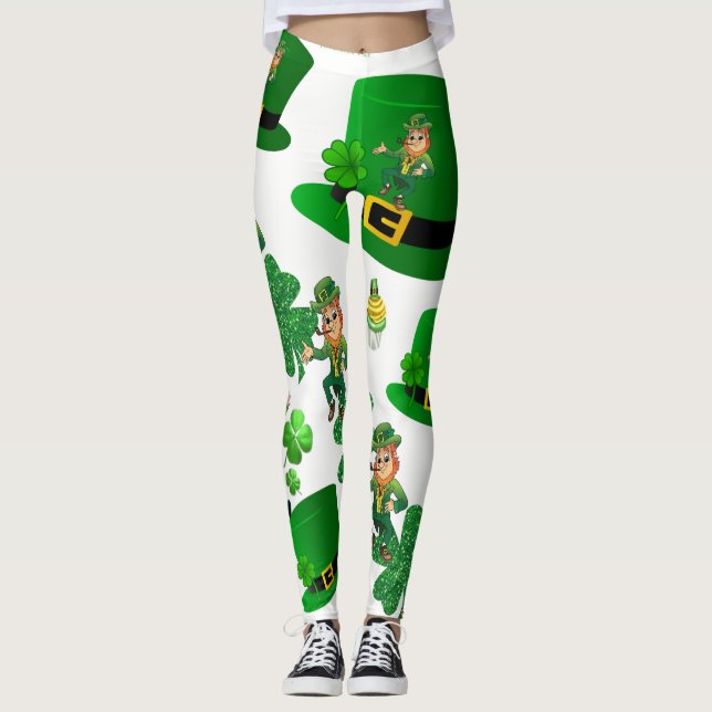 Leggings do Dia de São Patrício (Frente)