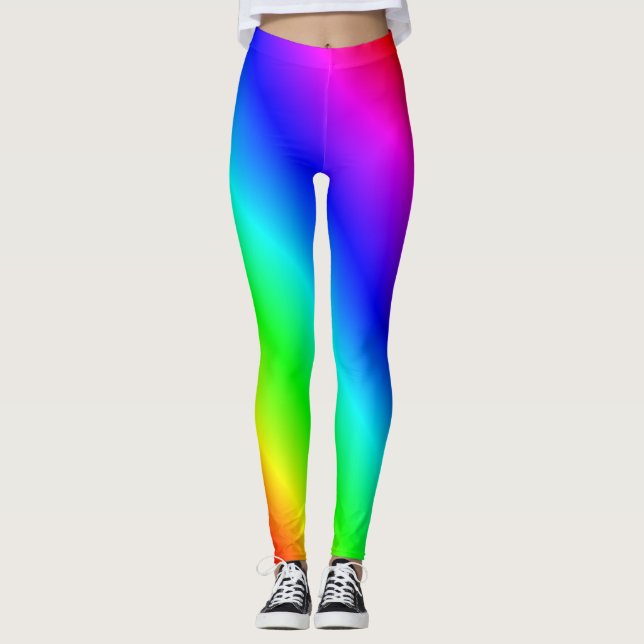 Leggings do Disco Rainbow (Frente)