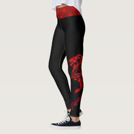 Leggings do Dragão Vermelho