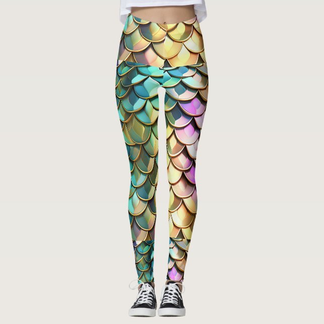 Leggings do Dragon Scales (Frente)