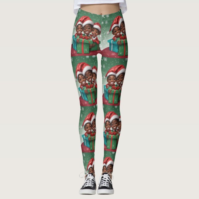 Leggings do Elfs Natal (Frente)