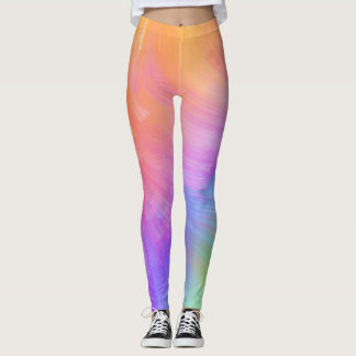 Leggings do espiral do Cotovelo Pastel