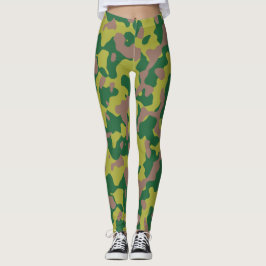 Leggings do Estilo 1 da Camuflagem Militar Persona
