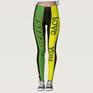 Leggings do estilo jamaicano