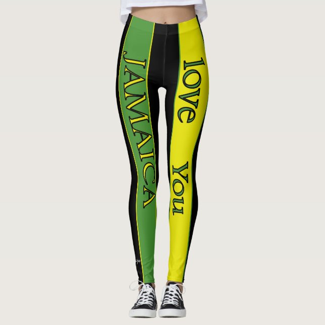 Leggings do estilo jamaicano (Frente)