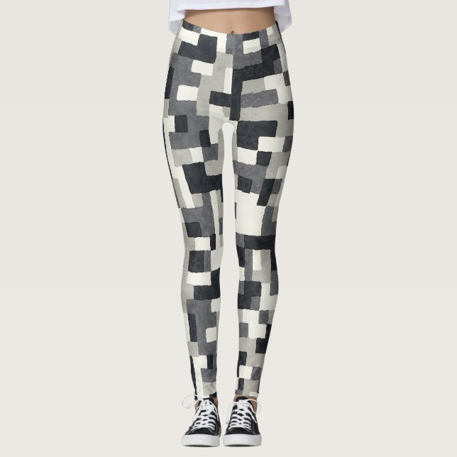 Leggings do estilo Maze Camouflage (Frente)