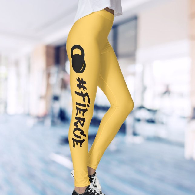 Leggings do #Fierce Kettlebell (Criador carregado)