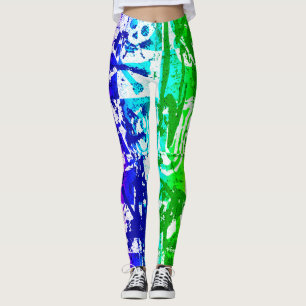 Leggings do Grafite arco-íris