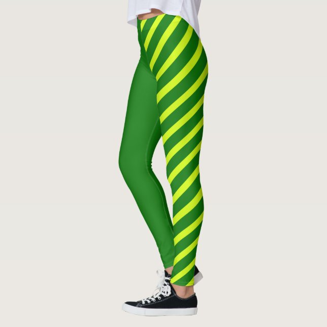 Leggings do Jester verde e amarelo (Esquerda)