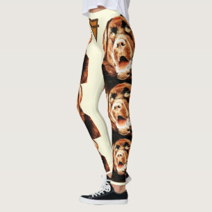 Leggings do laboratório de chocolate