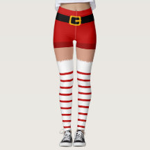 Leggings do Natal Santa Claus