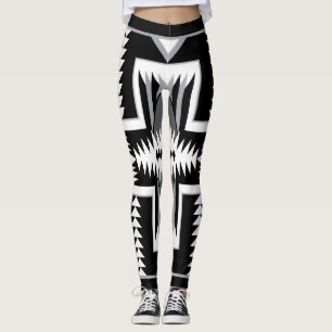 Leggings do Navajo Black & Cinza