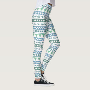 Leggings do padrão Aztec