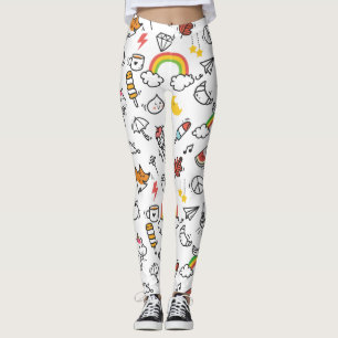 Leggings do padrão Kawaii