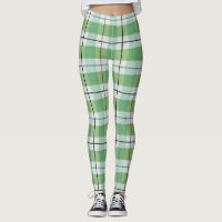 Leggings do padrão Pastel Tartan