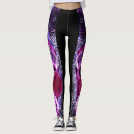 Leggings do partido Raver Psicodélico