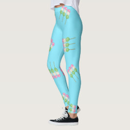 Leggings do Pastel Dango Azul Anime
